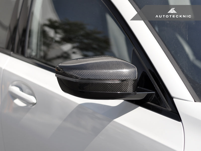 AutoTecknic Replacement Version II Dry Carbon Mirror Covers - BMW G30 5-Series | G32 6-Series GT | G11 7-Series