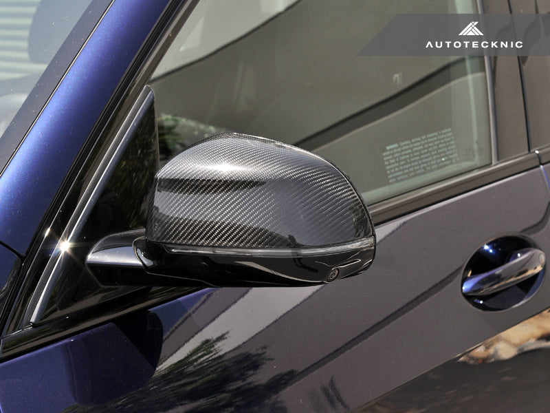 AutoTecknic Replacement Dry Carbon Mirror Covers - BMW G05 X5 | G06 X6 | G07 X7