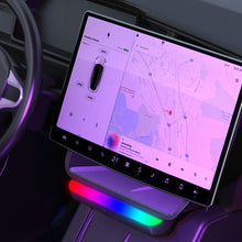 Load image into Gallery viewer, Model 3 Highland / New Model Y Under Screen Storage Box Center Console Organizer With Ambient Lighting