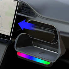 Load image into Gallery viewer, Model 3 Highland / New Model Y Under Screen Storage Box Center Console Organizer With Ambient Lighting