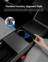 Load image into Gallery viewer, Dry Carbon Fiber Center Console Cover For Model Y Juniper / Model 3 Highland / Model YL
