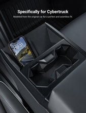 Load image into Gallery viewer, Dry Carbon Fiber Center Console Cup Holder for Cybertruck