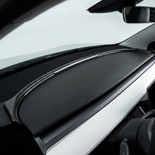 Load image into Gallery viewer, Dry Carbon Fiber Upper Dash Overlay for Model 3 / Y