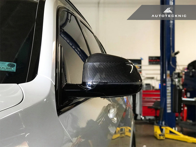 AutoTecknic Replacement Dry Carbon Mirror Covers - BMW G05 X5 | G06 X6 | G07 X7