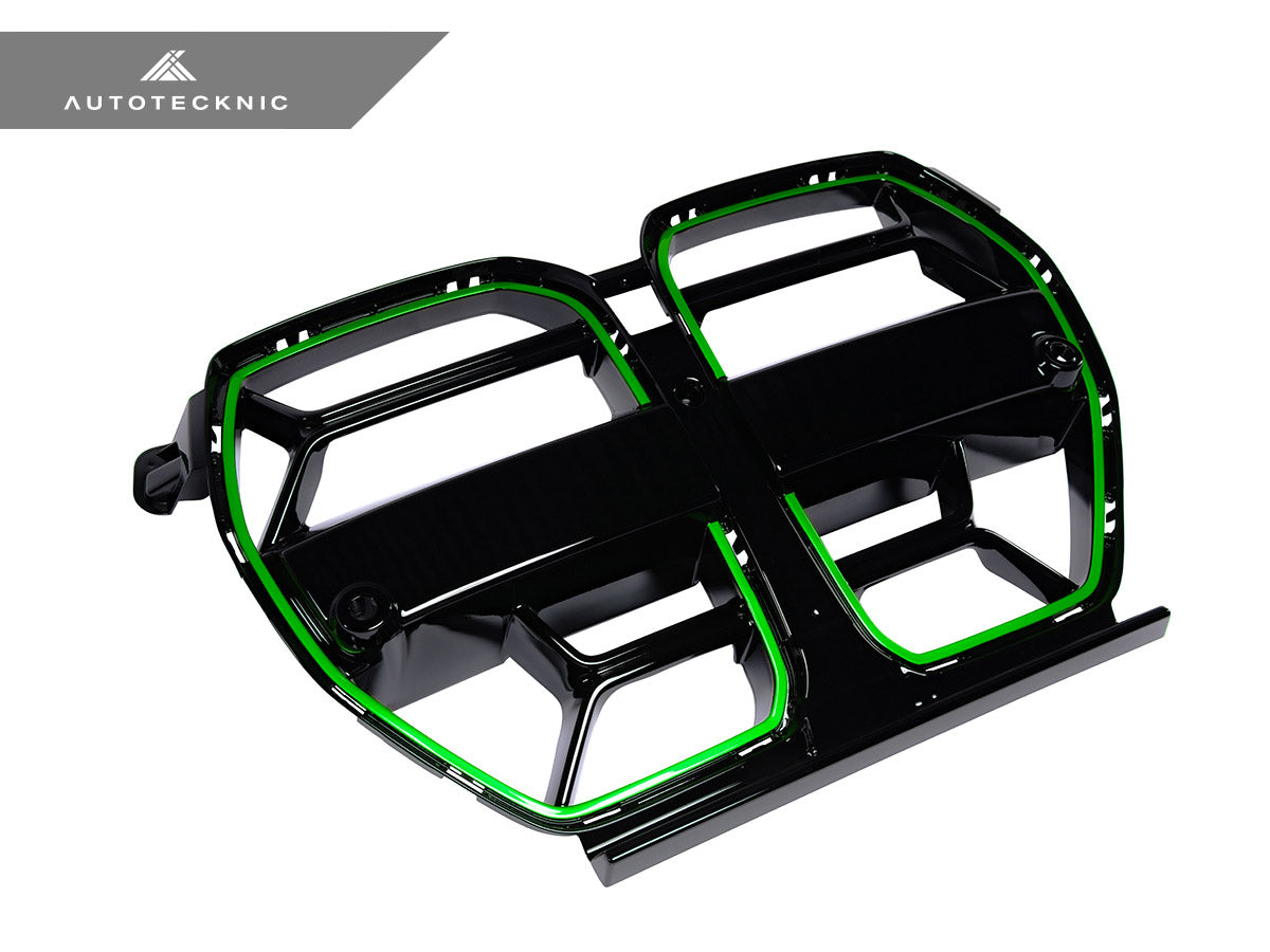 AutoTecknic Competizione Sport Gloss Black Front Grille - BMW G80 M3 | G82/ G83 M4
