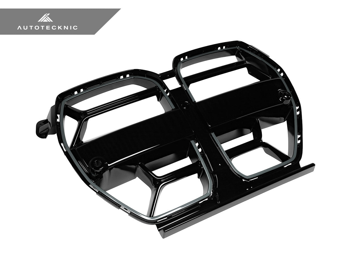 AutoTecknic Competizione Sport Gloss Black Front Grille - BMW G80 M3 | G82/ G83 M4