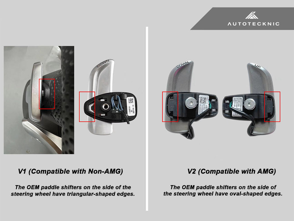 AutoTecknic Magnetic Corsa Shift Paddles - Mercedes-Benz