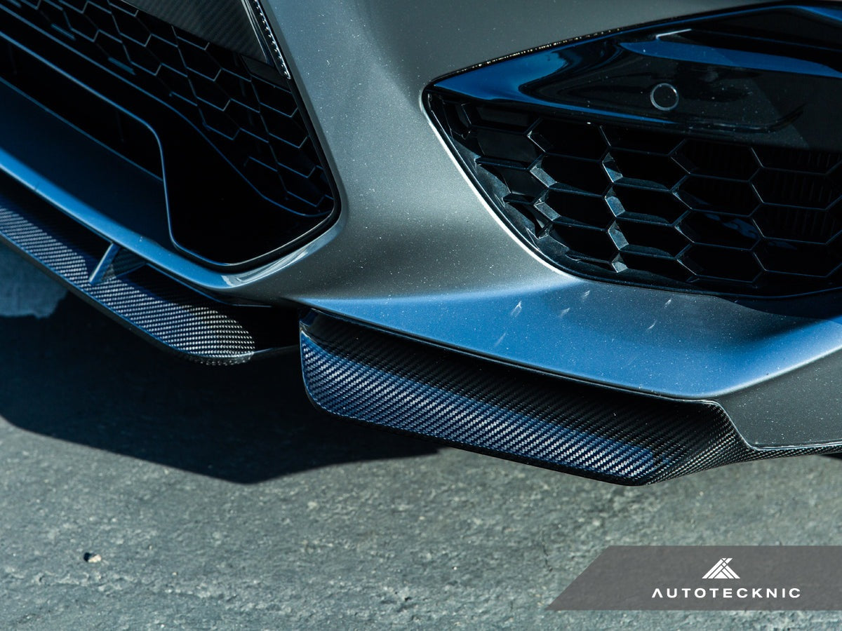 AutoTecknic Dry Carbon Performante Aero Splitter & Center Lip Set - BMW F97 X3M | F98 X4M