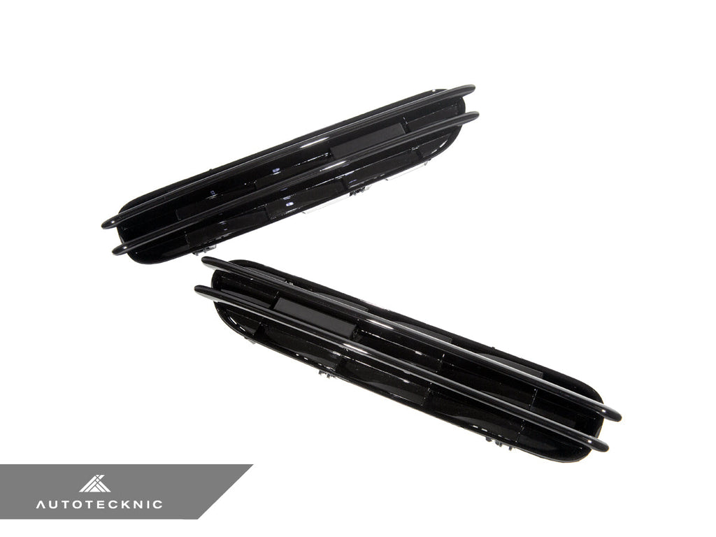 AutoTecknic Replacement Glazing Black Fender Gills - BMW E60 M5 Sedan | E61 M5 Wagon