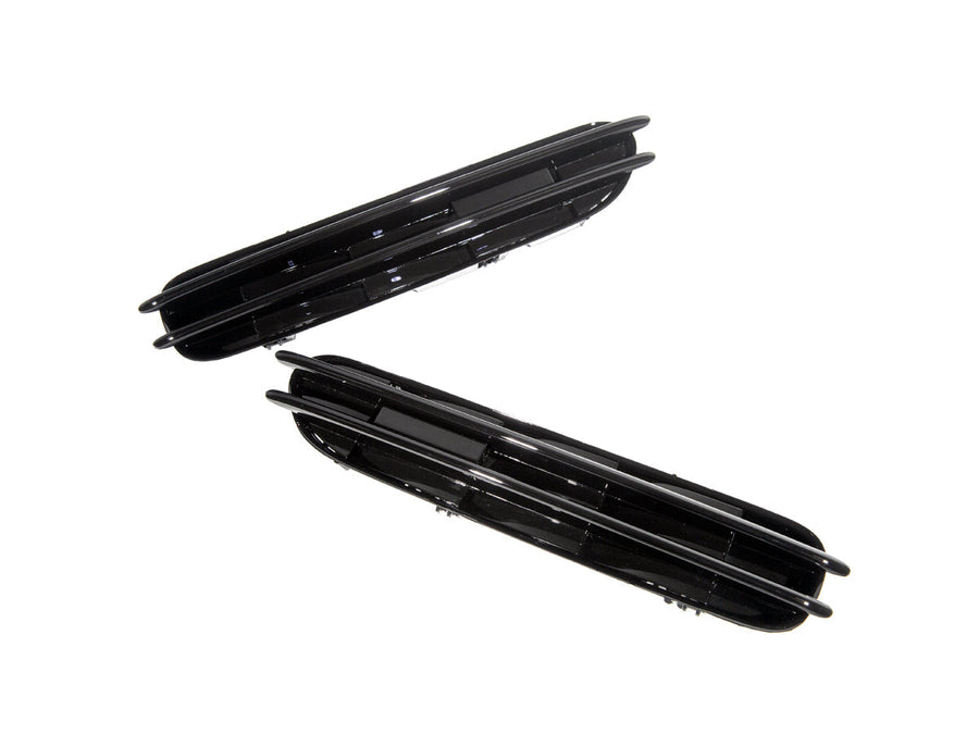 AutoTecknic Replacement Glazing Black Fender Gills - BMW E60 M5 Sedan | E61 M5 Wagon