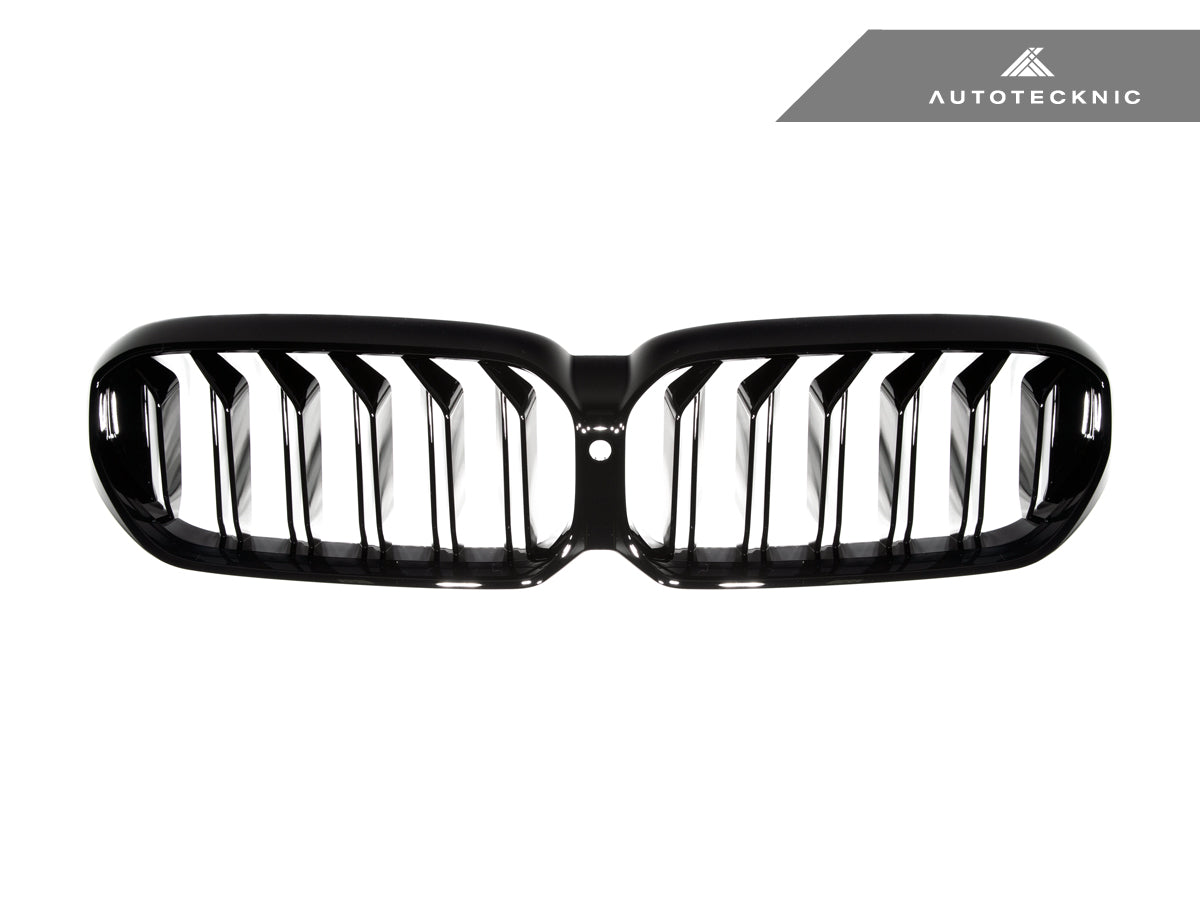 AutoTecknic Gloss Black Front Grille - BMW F90 M5 LCI | G30 5-Series LCI