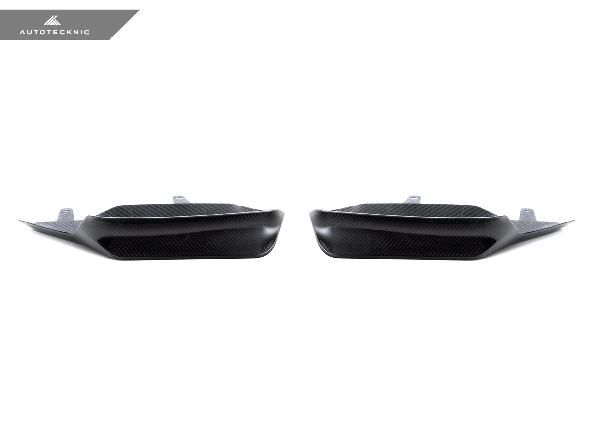AutoTecknic Dry Carbon Performante Aero Splitter & Center Lip Set - BMW F97 X3M | F98 X4M