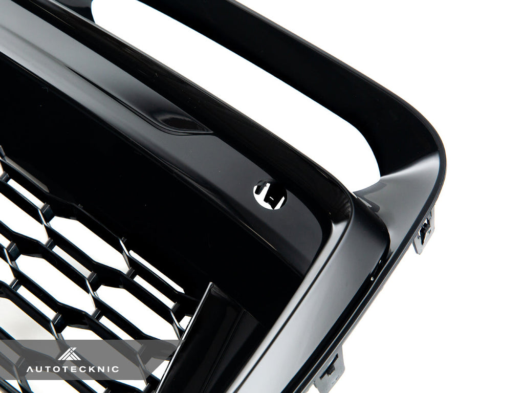 AutoTecknic Gloss Black Lower Grille Trim Set - BMW G01 X3 | G02 X4 M40I Pre-LCI
