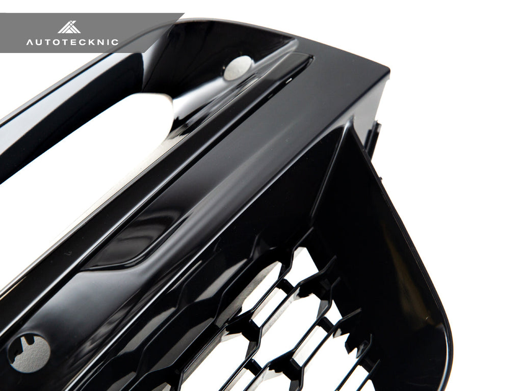 AutoTecknic Gloss Black Lower Grille Trim Set - BMW G01 X3 | G02 X4 M40I Pre-LCI