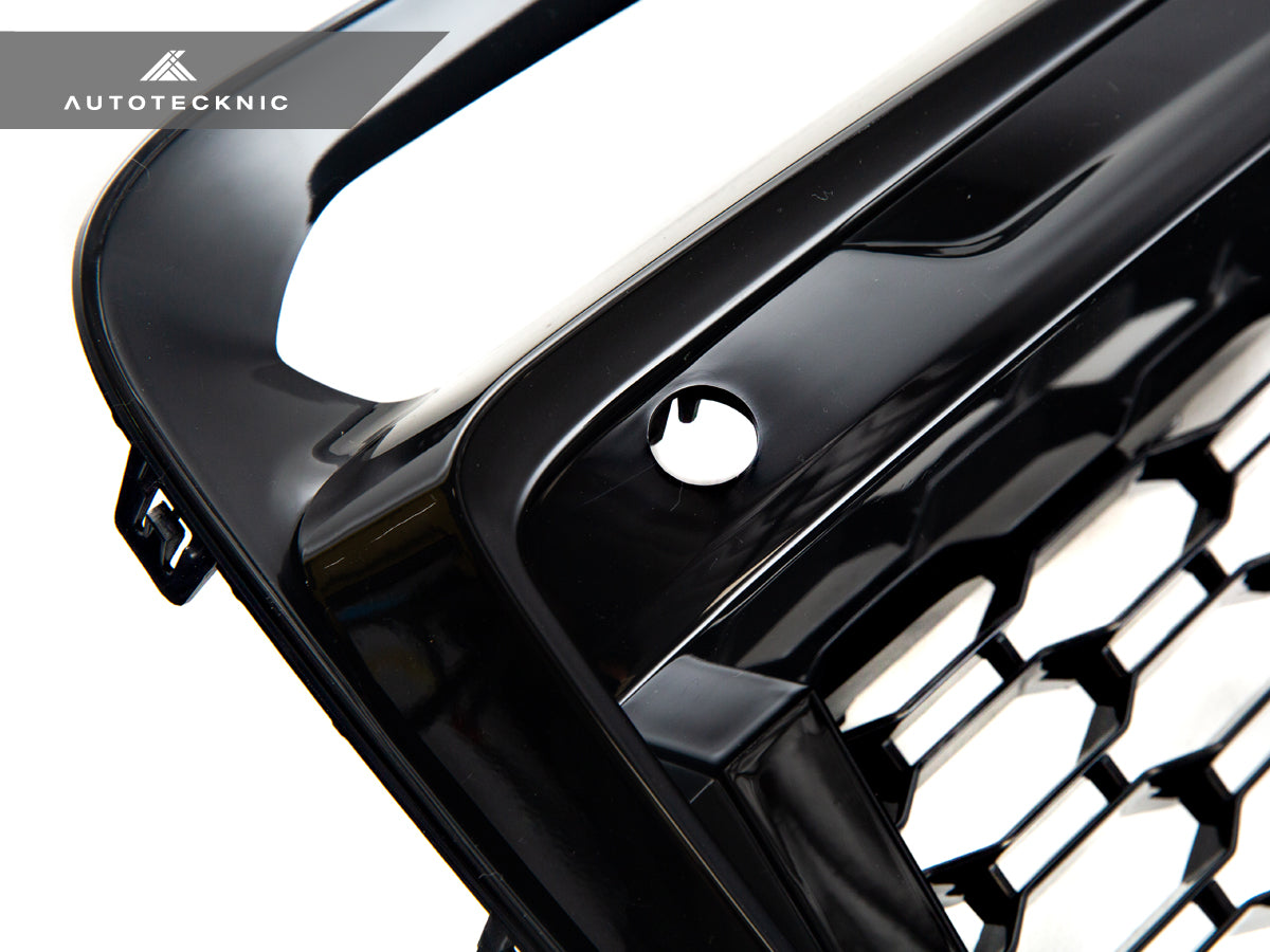 AutoTecknic Gloss Black Lower Grille Trim Set - BMW G01 X3 | G02 X4 M40I Pre-LCI