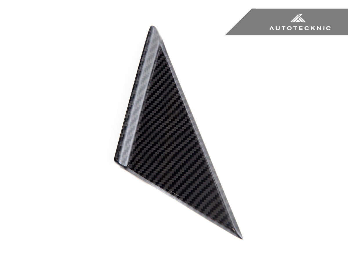 AutoTecknic Version III Dry Carbon Side Mirror Wind Deflector Set - A90 Supra 2020-Up