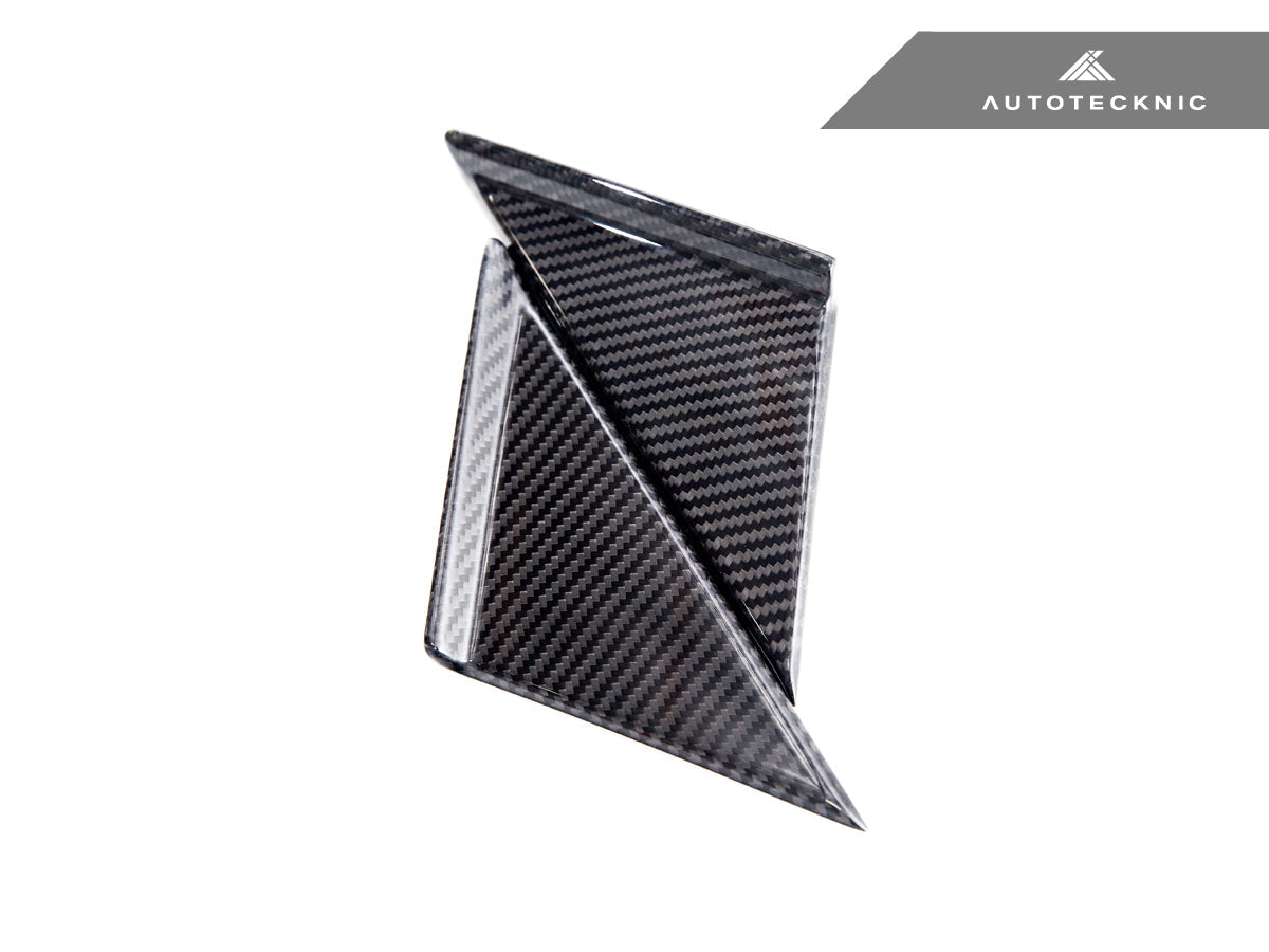 AutoTecknic Version III Dry Carbon Side Mirror Wind Deflector Set - A90 Supra 2020-Up