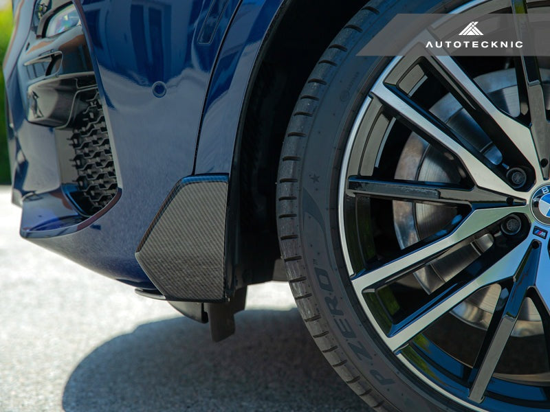 AutoTecknic Dry Carbon Front Winglet Splitters - BMW G05 X5 M-Sport Pre-LCI