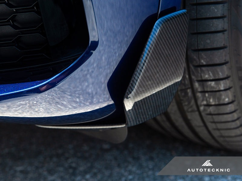 AutoTecknic Dry Carbon Front Winglet Splitters - BMW G05 X5 M-Sport Pre-LCI