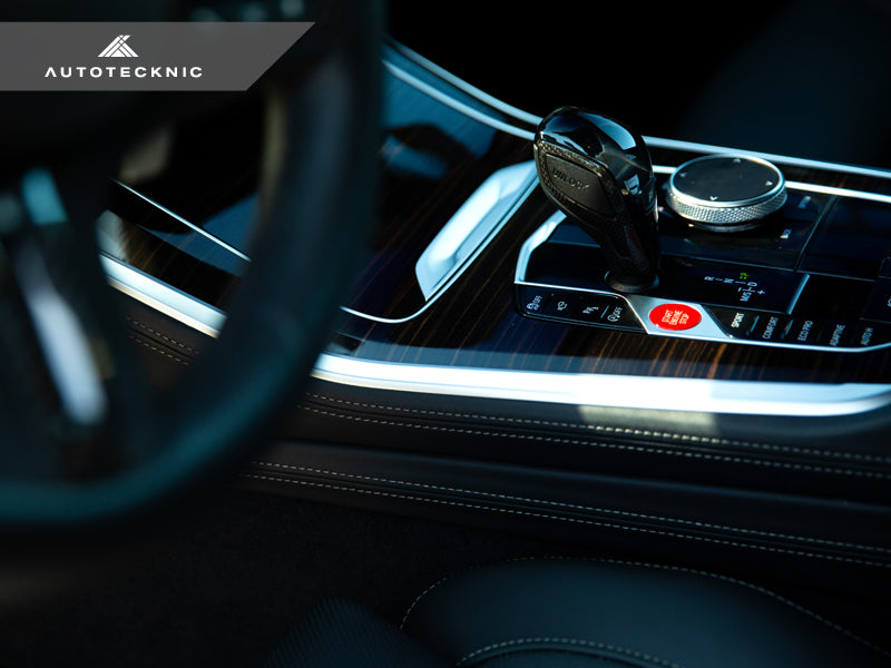 AutoTecknic Carbon Fiber Gear Selector Side Trims - BMW G22 4-Series