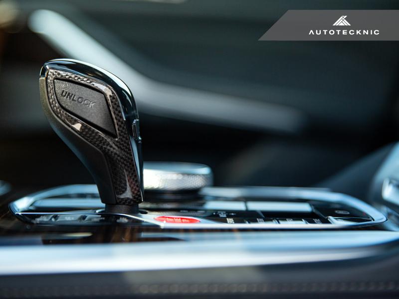 AutoTecknic Carbon Fiber Gear Selector Side Trims - BMW G42 2-Series Coupe