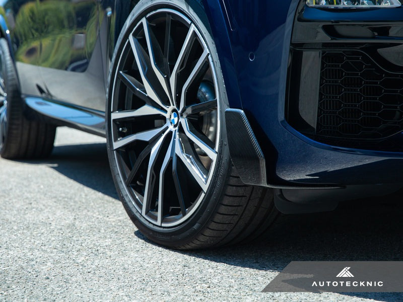 AutoTecknic Dry Carbon Front Winglet Splitters - BMW G05 X5 M-Sport Pre-LCI
