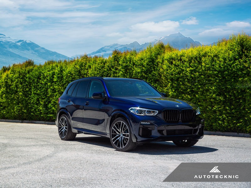AutoTecknic Dry Carbon Front Winglet Splitters - BMW G05 X5 M-Sport Pre-LCI