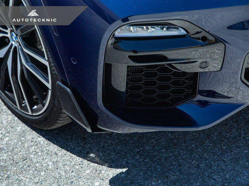 AutoTecknic Dry Carbon Front Winglet Splitters - BMW G05 X5 M-Sport Pre-LCI