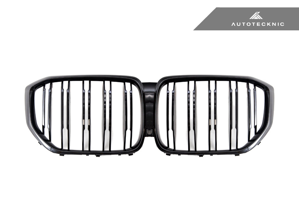AutoTecknic Dual-Slats Gloss Black Front Grille - BMW G05 X5 Pre-LCI