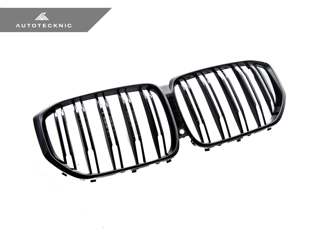 AutoTecknic Dual-Slats Gloss Black Front Grille - BMW G05 X5 Pre-LCI