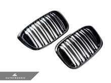 Load image into Gallery viewer, AutoTecknic Dual-Slats Gloss Black Front Grille Set - BMW G01 X3 | G02 X4 Pre-LCI