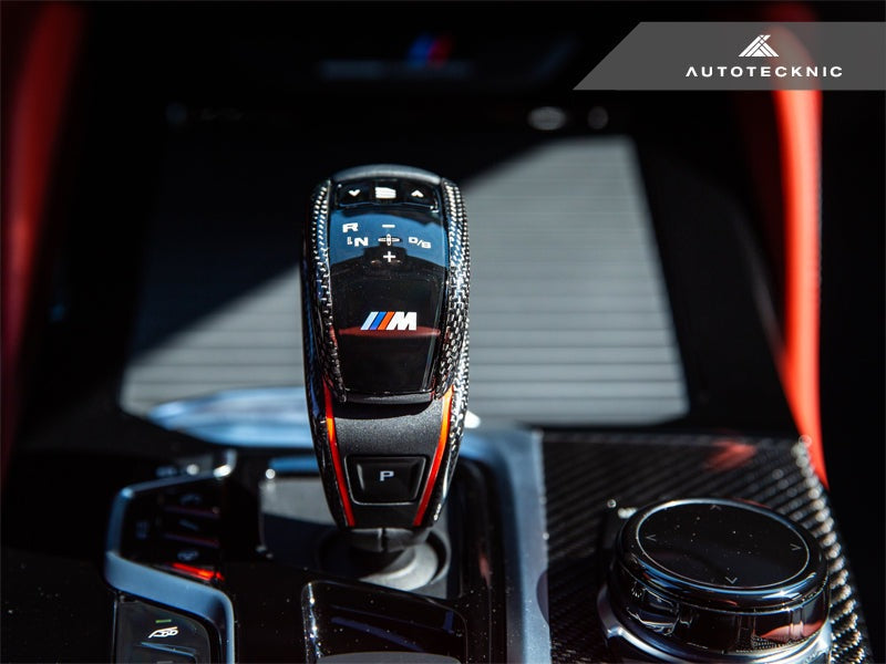 AutoTecknic Carbon Fiber Gear Selector Side Covers - BMW F90 M5