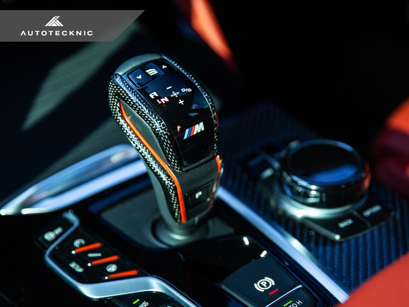 AutoTecknic Carbon Fiber Gear Selector Side Covers - BMW F97 X3M | F98 X4M