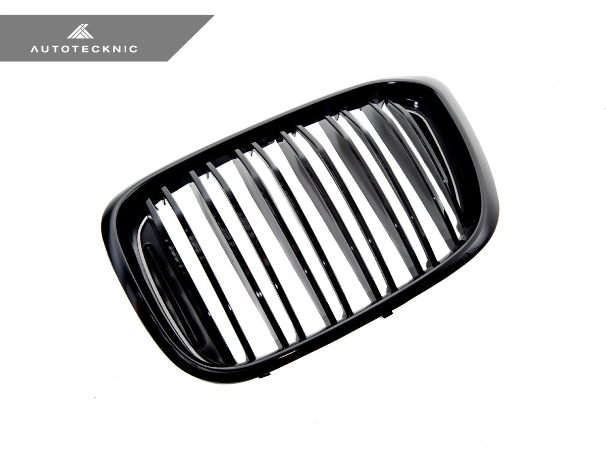 AutoTecknic Dual-Slats Gloss Black Front Grille Set - BMW G01 X3 | G02 X4 Pre-LCI