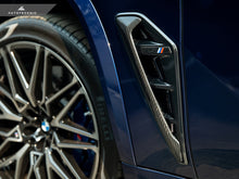 Load image into Gallery viewer, AutoTecknic Dry Carbon Fiber Side Vent Set - BMW F95 X5M Pre-LCI