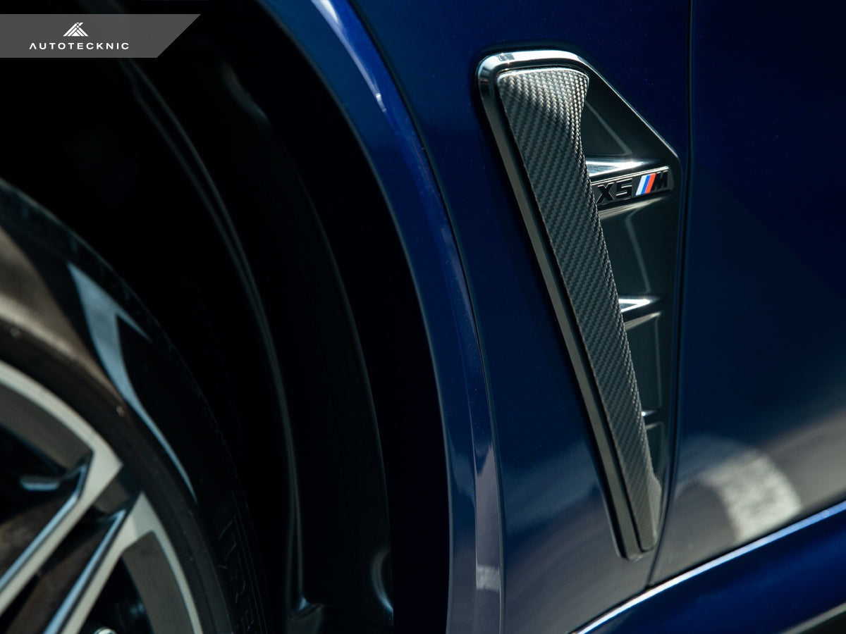 AutoTecknic Dry Carbon Fiber Side Vent Set - BMW F95 X5M Pre-LCI