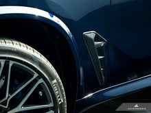 Load image into Gallery viewer, AutoTecknic Dry Carbon Fiber Side Vent Set - BMW F95 X5M Pre-LCI