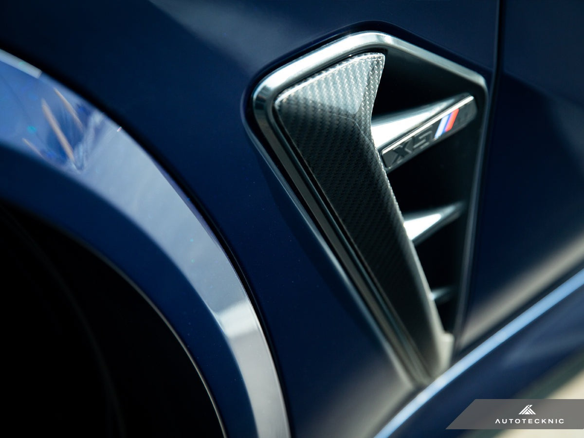 AutoTecknic Dry Carbon Fiber Side Vent Set - BMW F95 X5M Pre-LCI