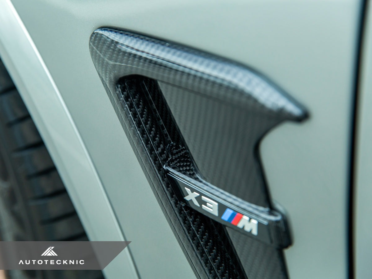 AutoTecknic Dry Carbon Fiber Fender Trim Set - BMW F97 X3M | F98 X4M | G01 X3 | G02 X4