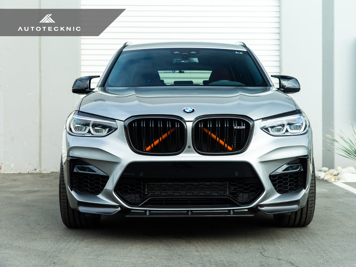 AutoTecknic Carbon Fiber Headlight Trim Set - BMW G01 X3 / G02 X4