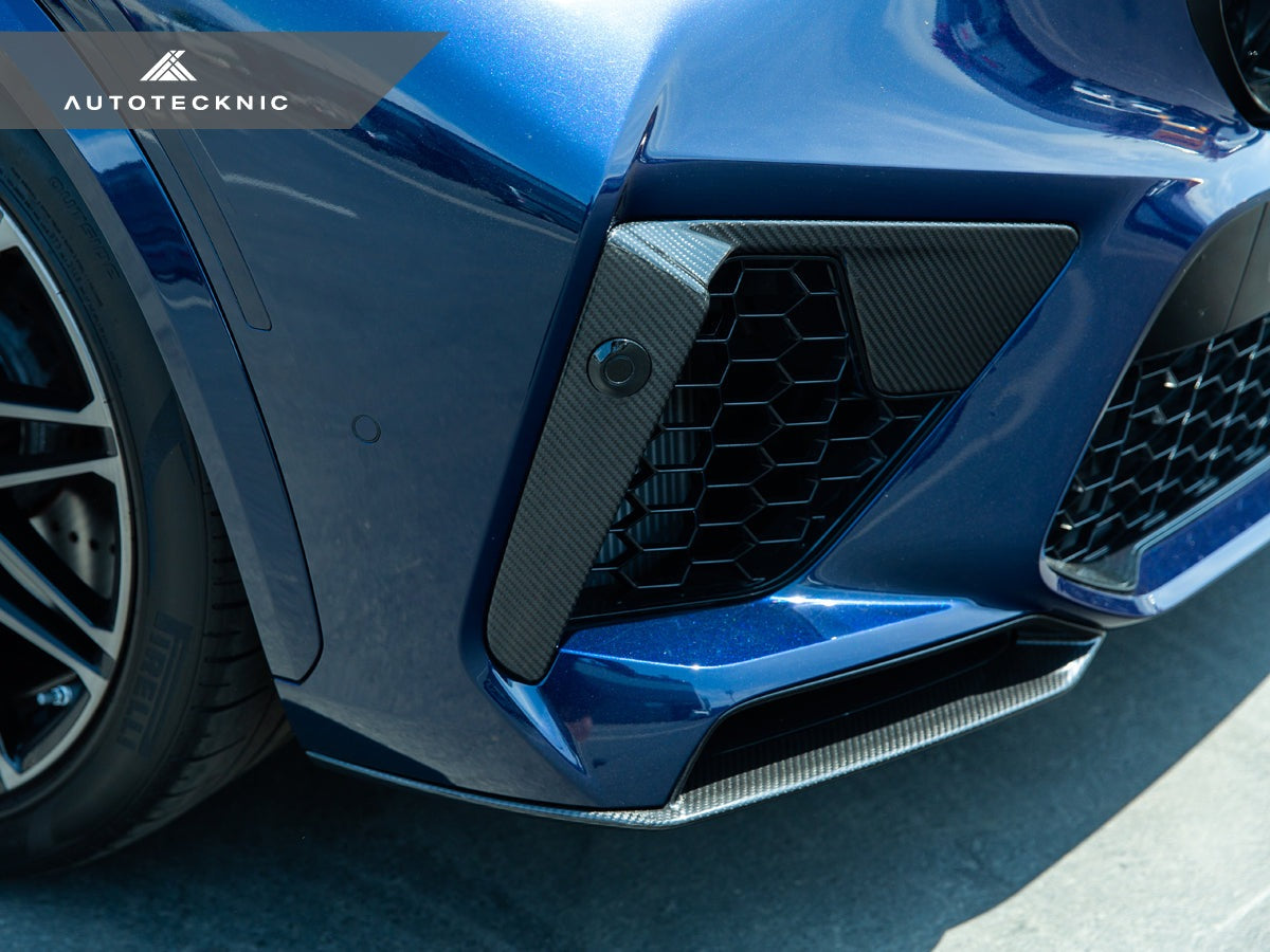 AutoTecknic Performance Dry Carbon Bumper Trim Set - BMW F95 X5M
