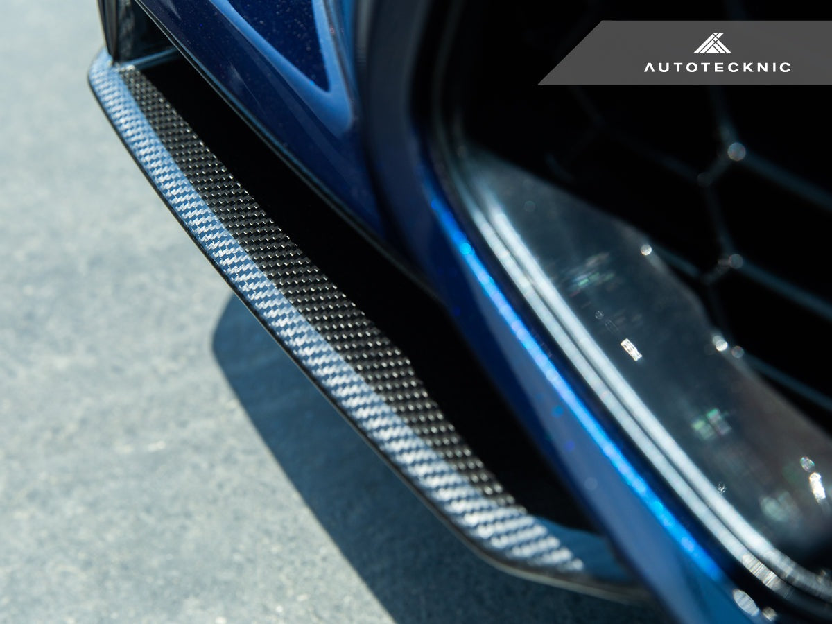 AutoTecknic Performance Dry Carbon Splitter Set - BMW F95 X5M