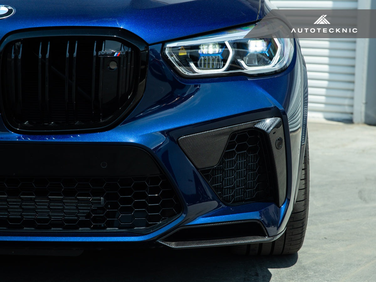 AutoTecknic Performance Dry Carbon Bumper Trim Set - BMW F95 X5M