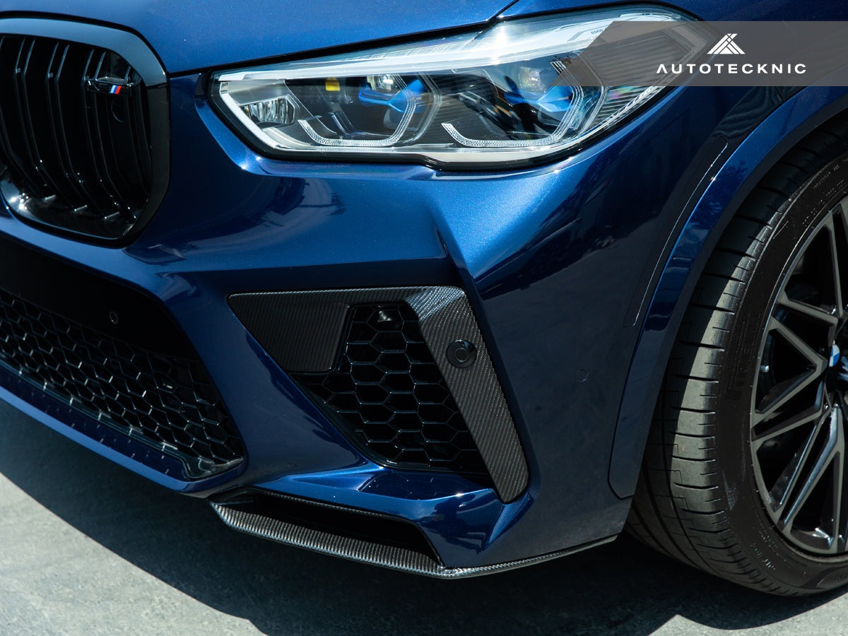 AutoTecknic Performance Dry Carbon Bumper Trim Set - BMW F95 X5M