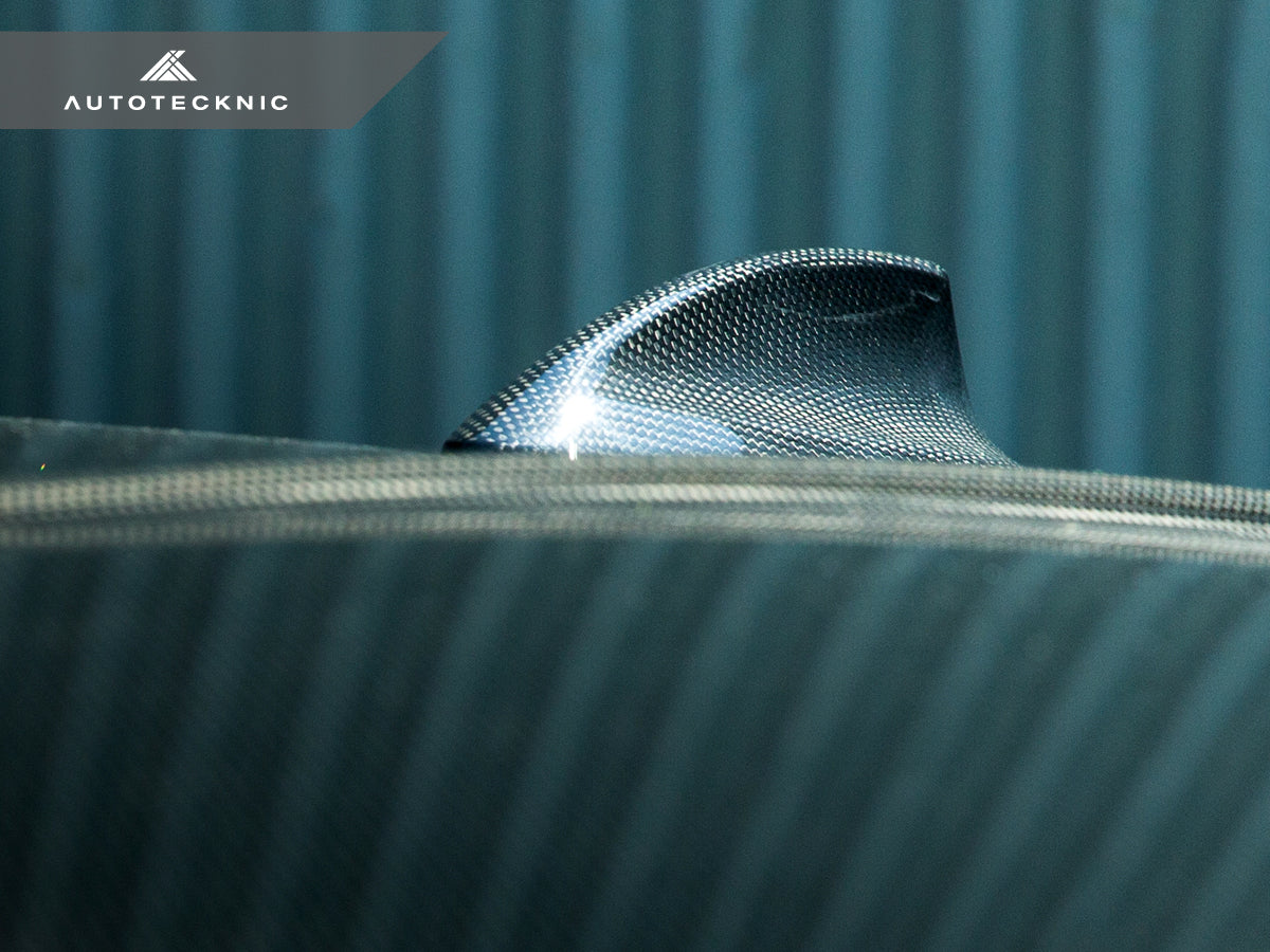 AutoTecknic Dry Carbon Roof Antenna Cover - BMW G80 M3 Pre-LCI