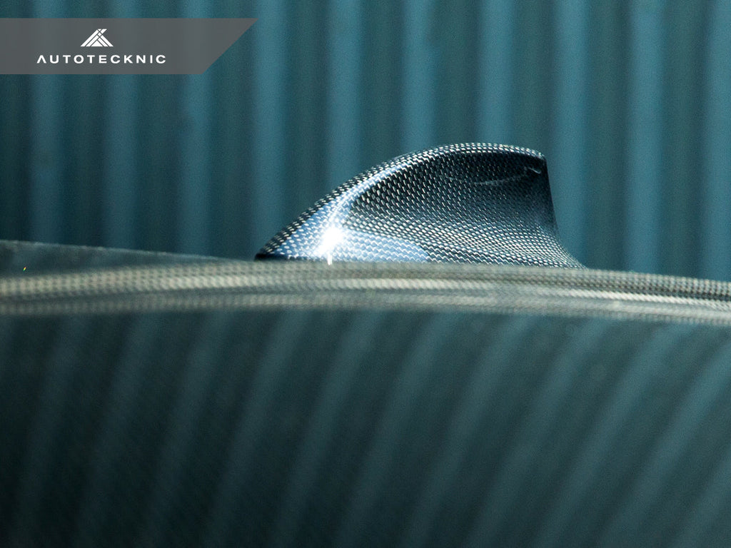 AutoTecknic Dry Carbon Roof Antenna Cover - BMW G80 M3 Pre-LCI