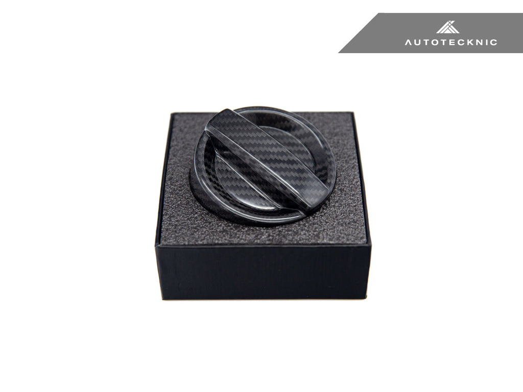 AutoTecknic Dry Carbon Competition Oil Cap Cover - BMW F80 M3 | F82/ F83 M4