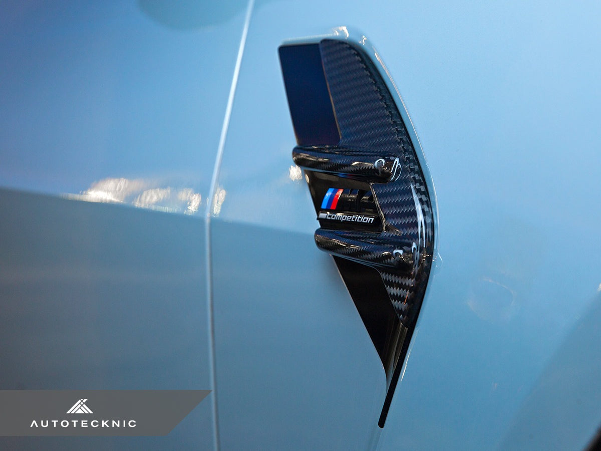 AutoTecknic Dry Carbon Fiber Fender Trim Set - BMW G80 M3 | G82/ G83 M4