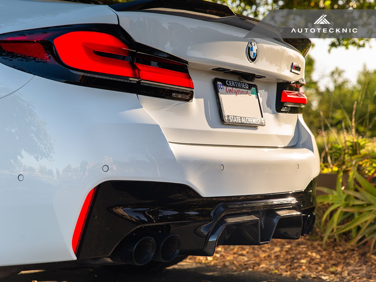 AutoTecknic Dry Carbon Competition Sport Rear Diffuser - BMW F90 M5