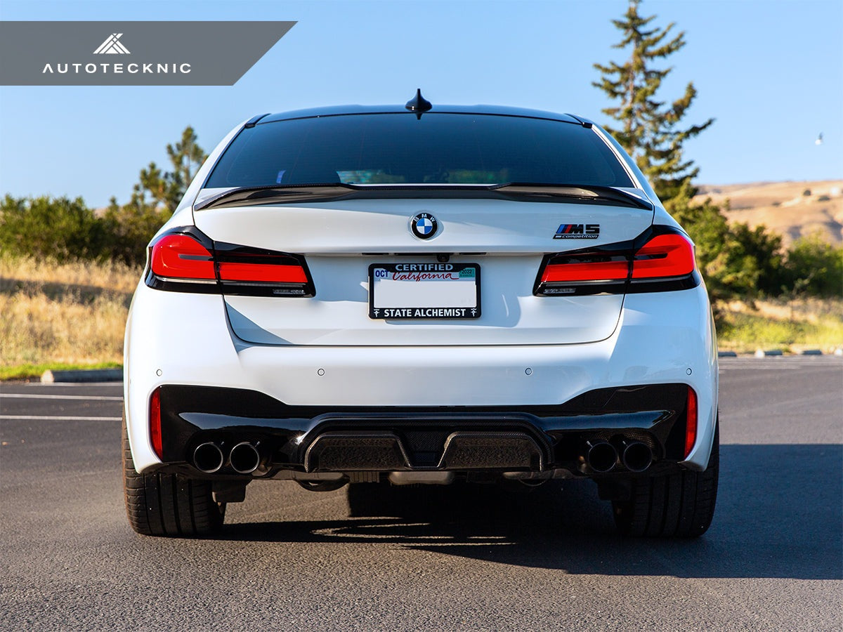 AutoTecknic Dry Carbon Competition Sport Rear Diffuser - BMW F90 M5